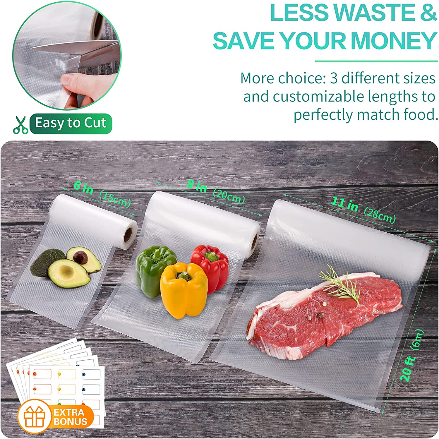 Bolsas de Cocina para Envasado - Food Storage Zip Bags reseña y precio