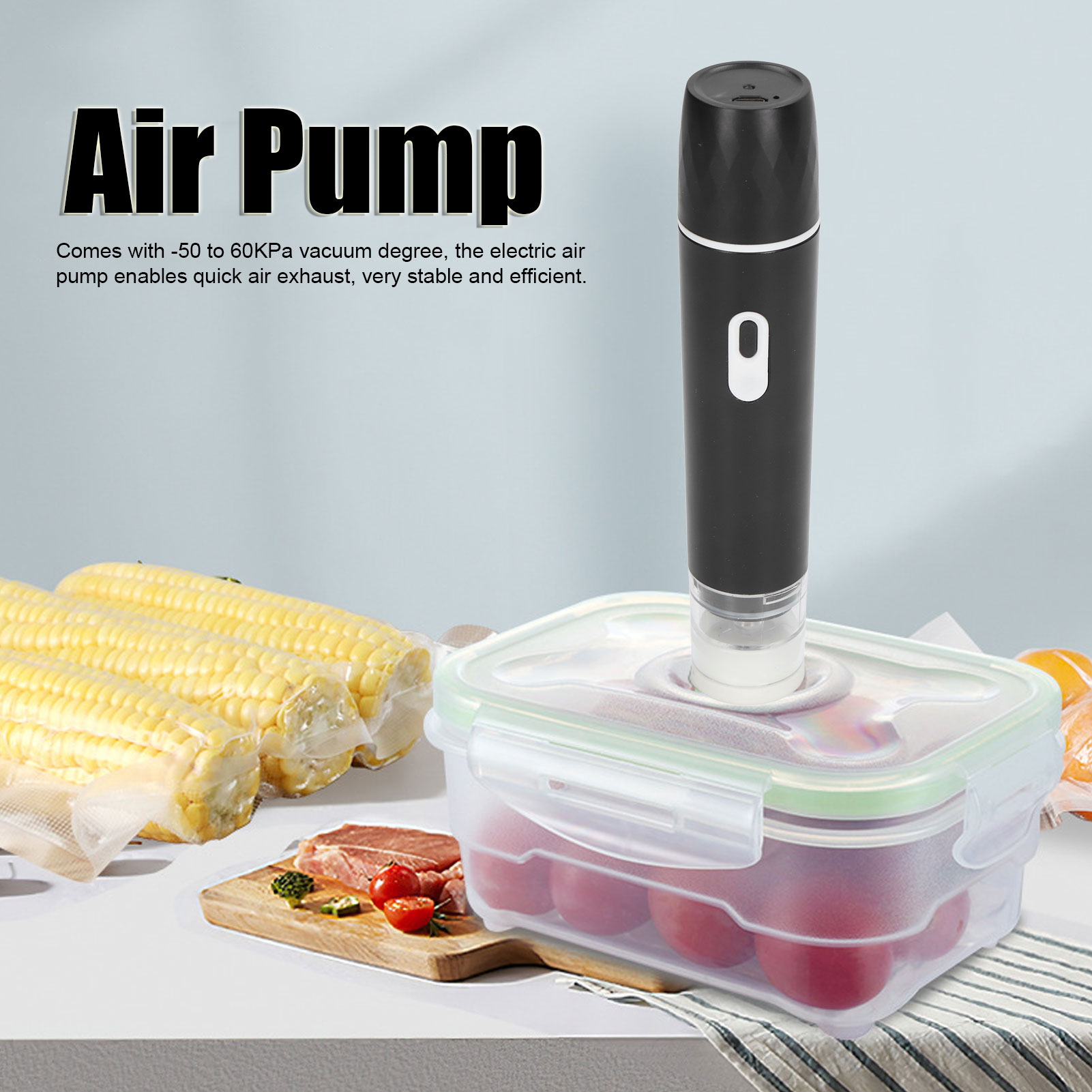 Bomba de aire eléctrica sellad - Food Storage Machine reseña y precio