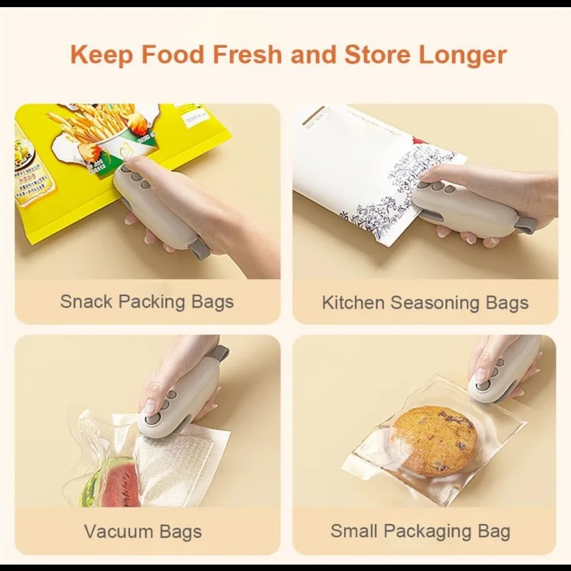 Mini sellador de bolsas 2 en 1 - Food Storage Machine reseña y precio