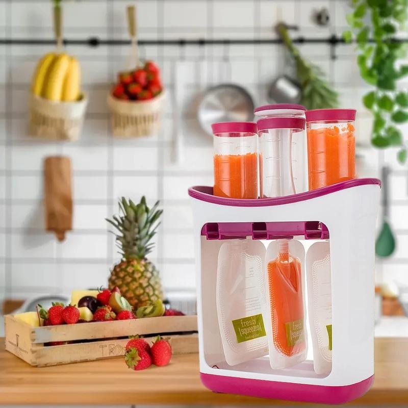 Exprimidor de puré Manual de p - Food Storage Machine reseña y precio