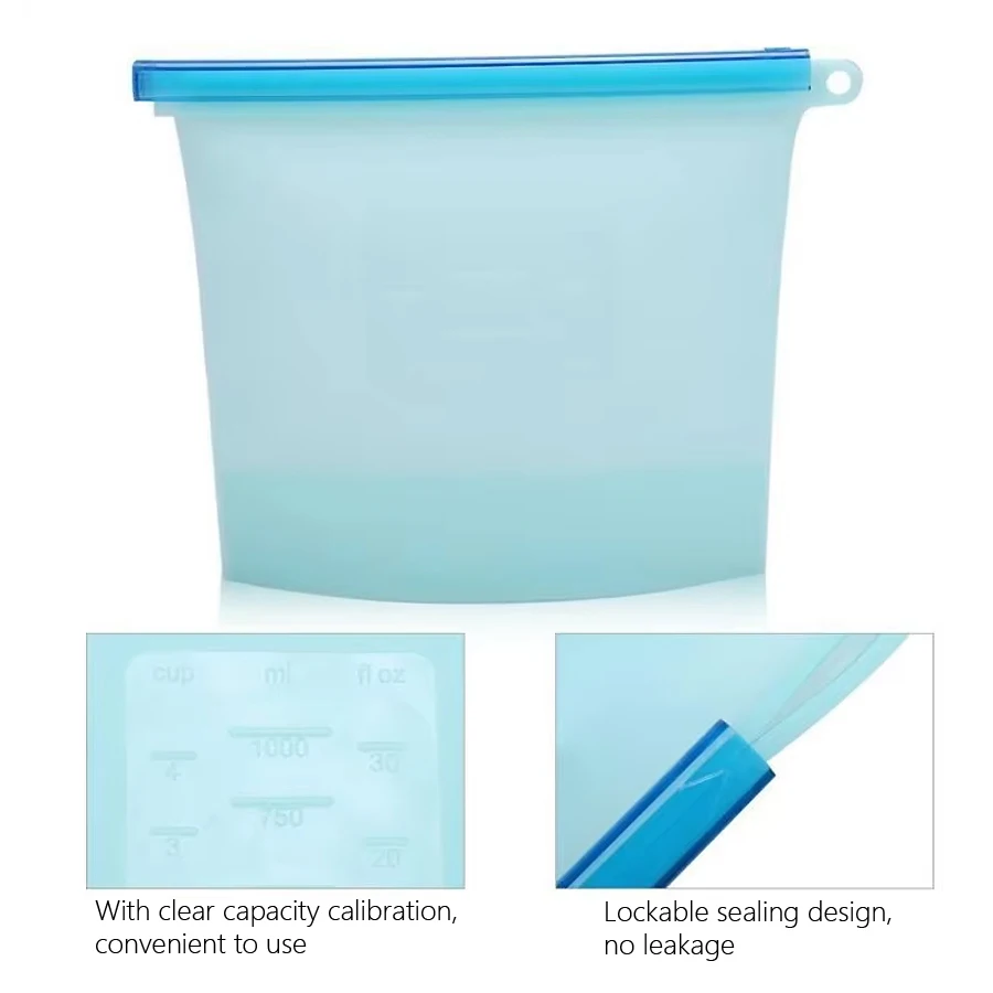 Bolsa de Almacenamiento de Ali - Food Storage Zip Bags reseña y precio