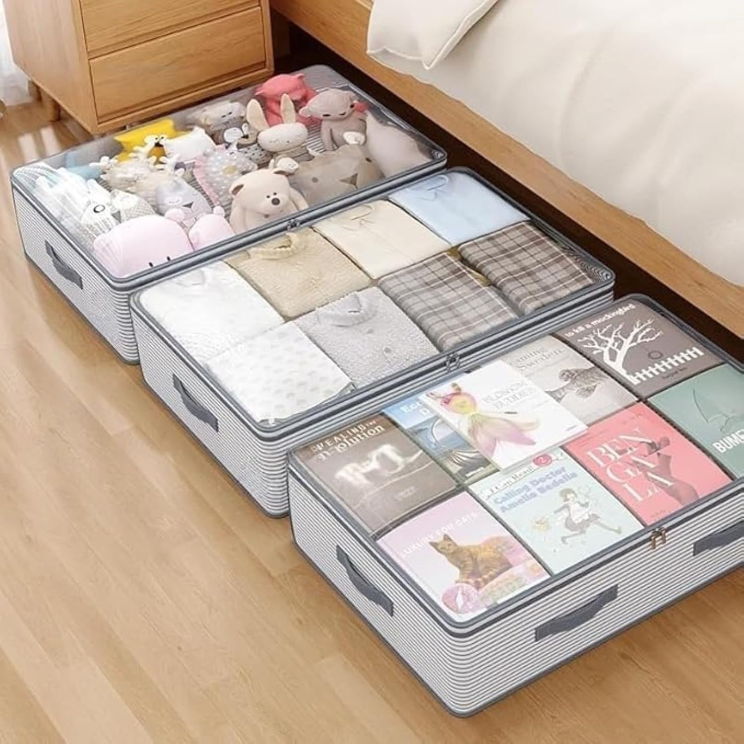Caja de almacenamiento debajo  - Food Storage Long Term reseña y precio