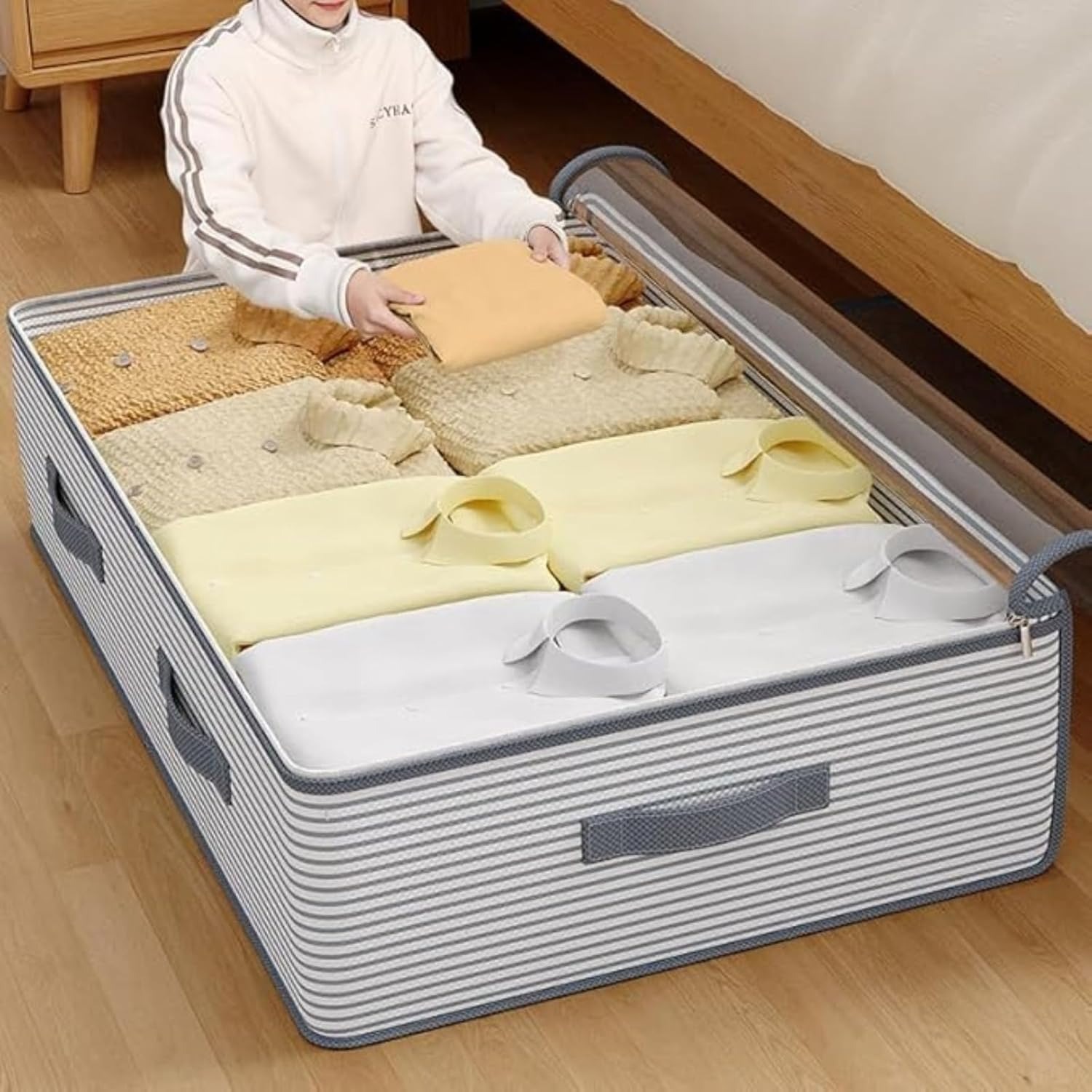 Caja de almacenamiento debajo  - Food Storage Long Term reseña y precio