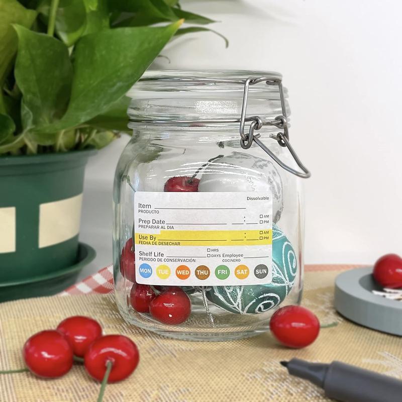 Etiquetas para Alimentos, 250  - Food Storage Label reseña y precio