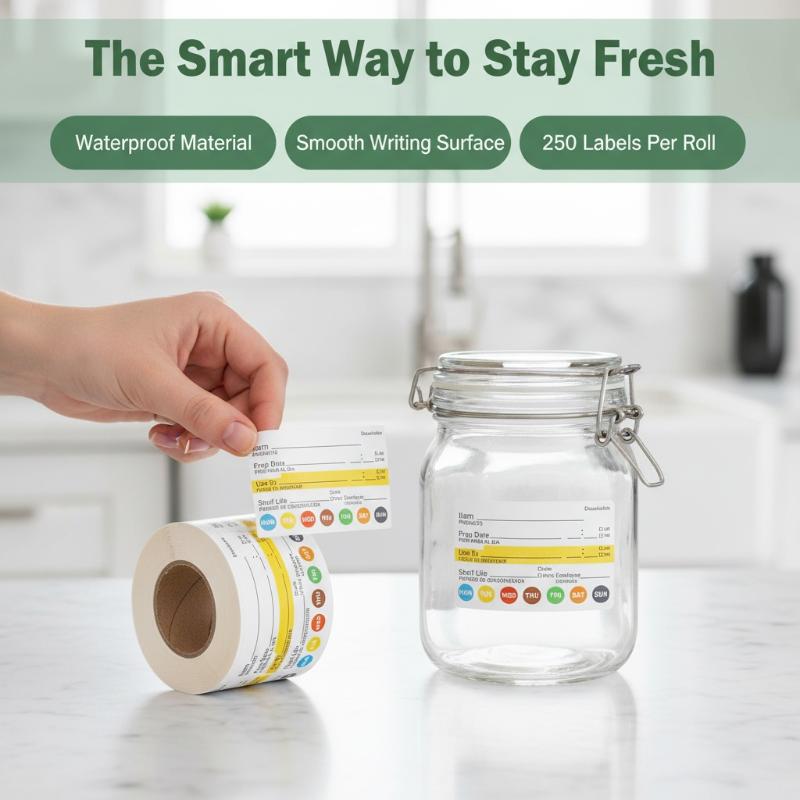 Etiquetas para Alimentos, 250  - Food Storage Label reseña y precio