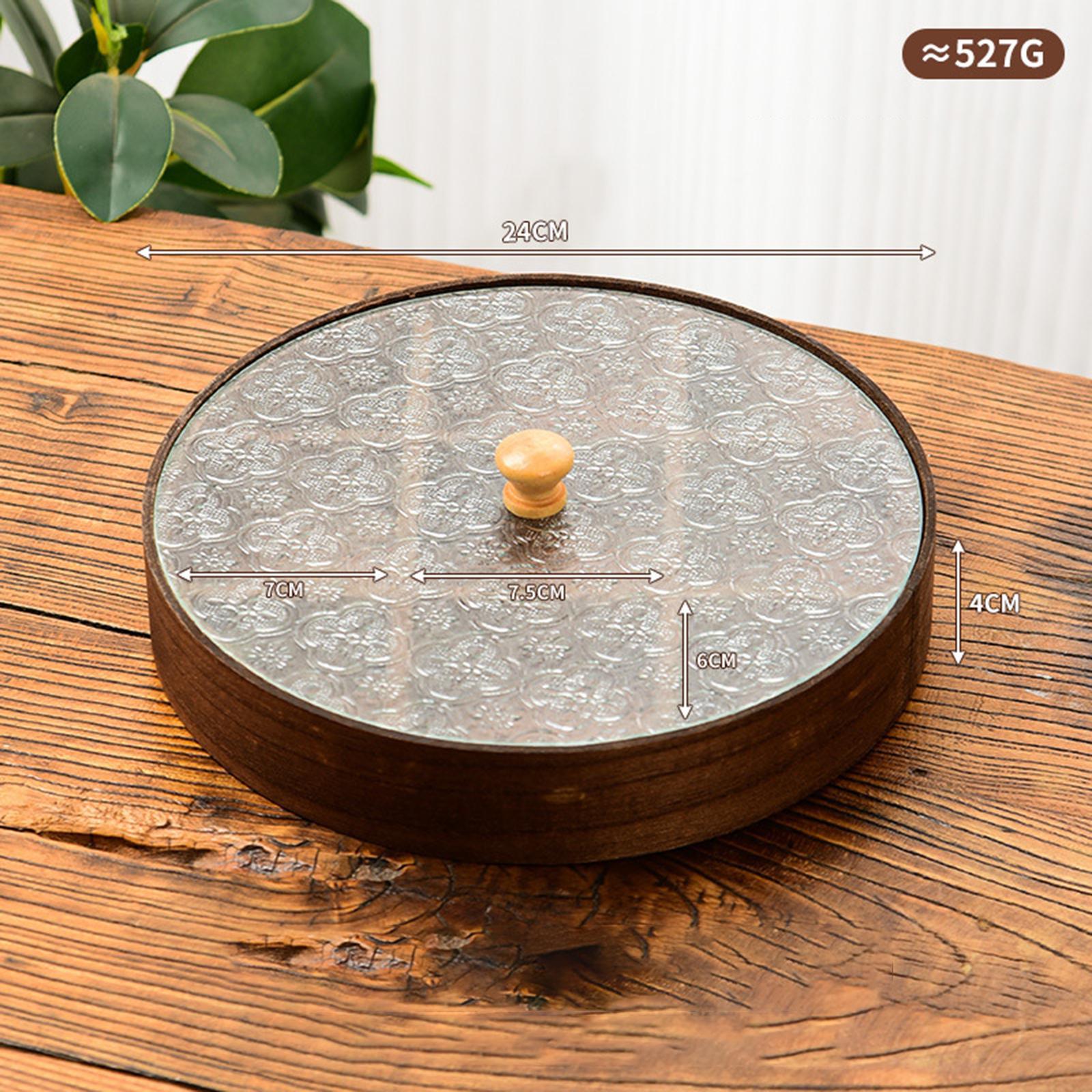 Bandeja de Servir Dividida con - Food Storage With Glass Lids reseña y precio