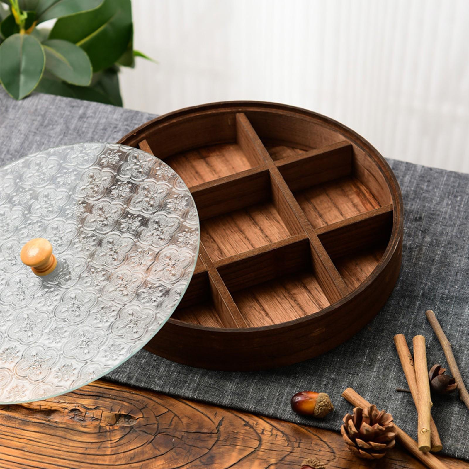 Bandeja de Servir Dividida con - Food Storage With Glass Lids reseña y precio