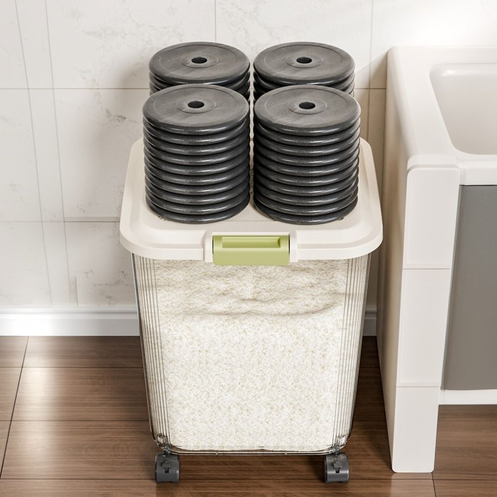 Contenedor de Almacenamiento d - Food Storage With Wheels reseña y precio