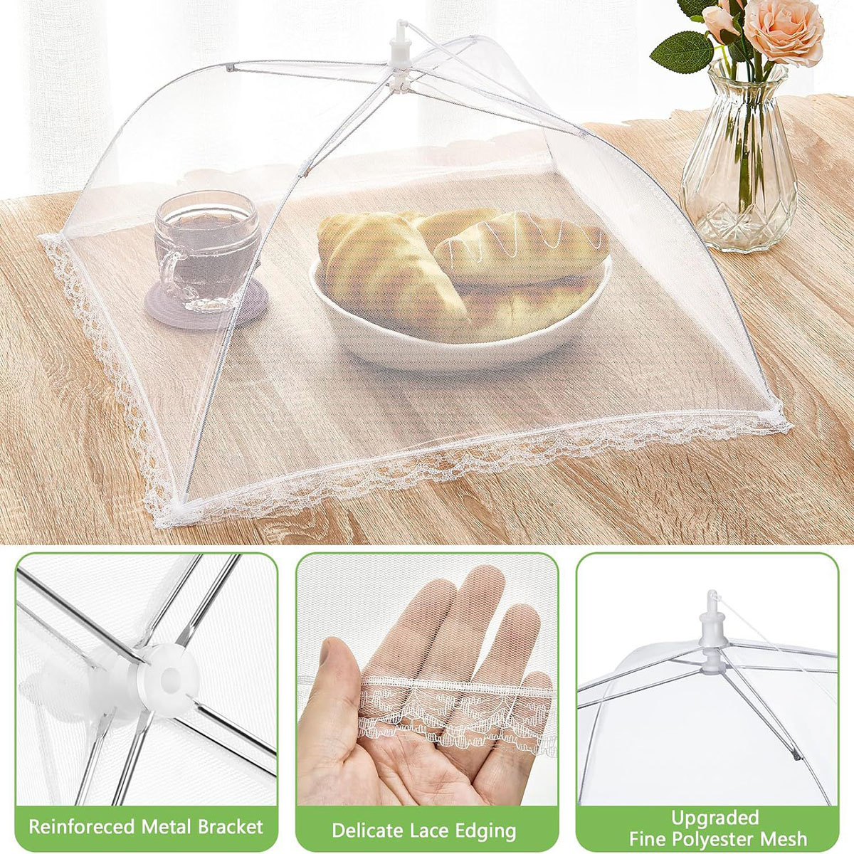 Cubierta para alimentos, malla - Food Storage Long Term reseña y precio