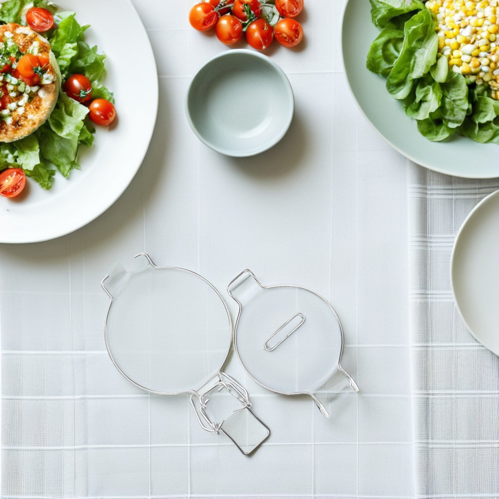 4 Piezas de Cierres de Alambre - Food Storage In Stainless Steel reseña y precio