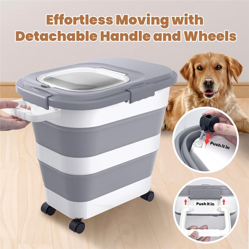 Contenedor de Almacenamiento d - Food Storage With Wheels reseña y precio