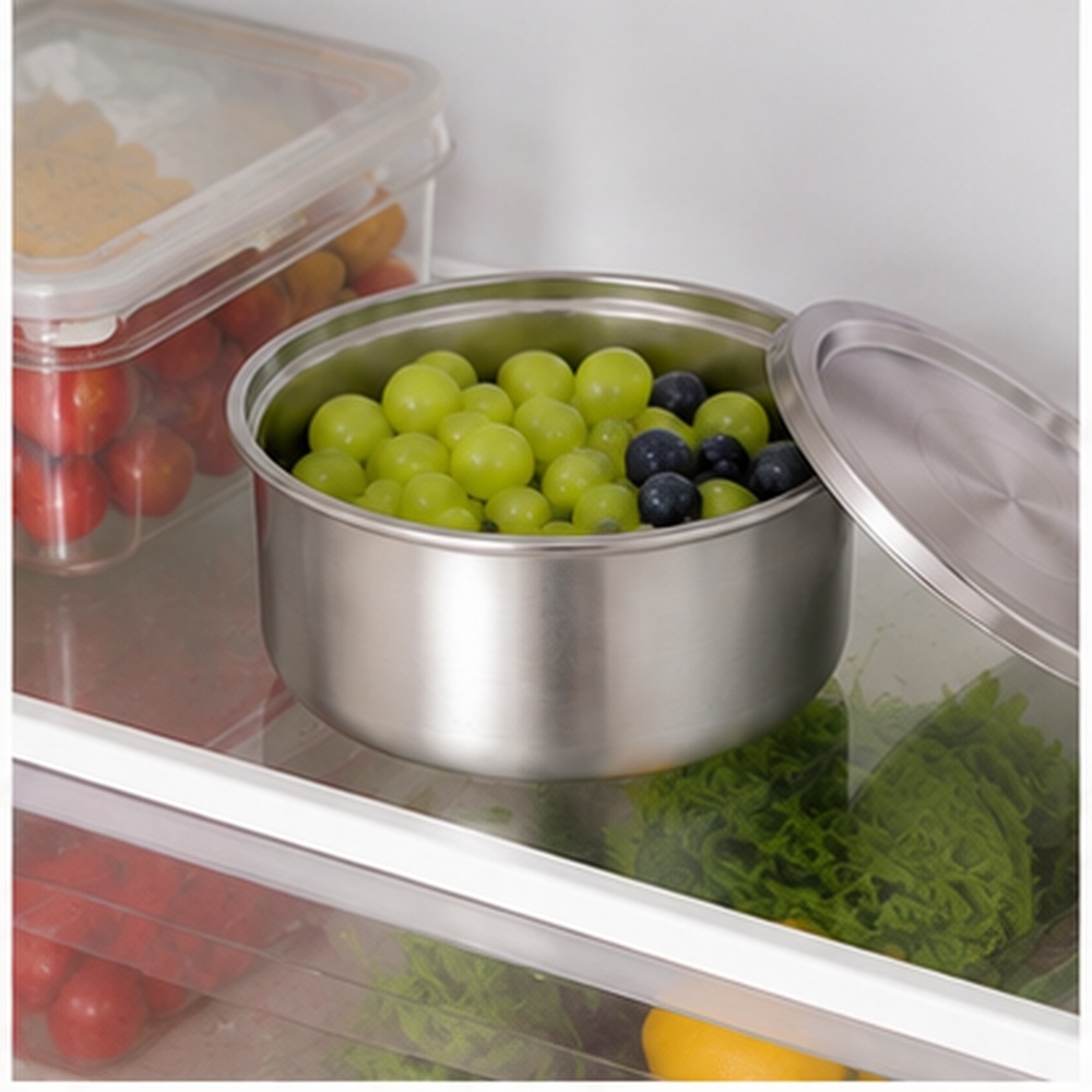 Recipientes de acero inoxidabl - Food Storage In Stainless Steel reseña y precio