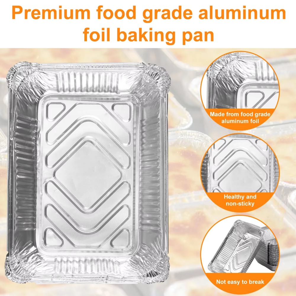 Contenedores desechables de pa - Food Storage Aluminum Containers reseña y precio