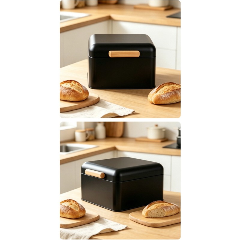 [B17B!】 Caja de almacenamiento - Bread Box Bamboo reseña y precio