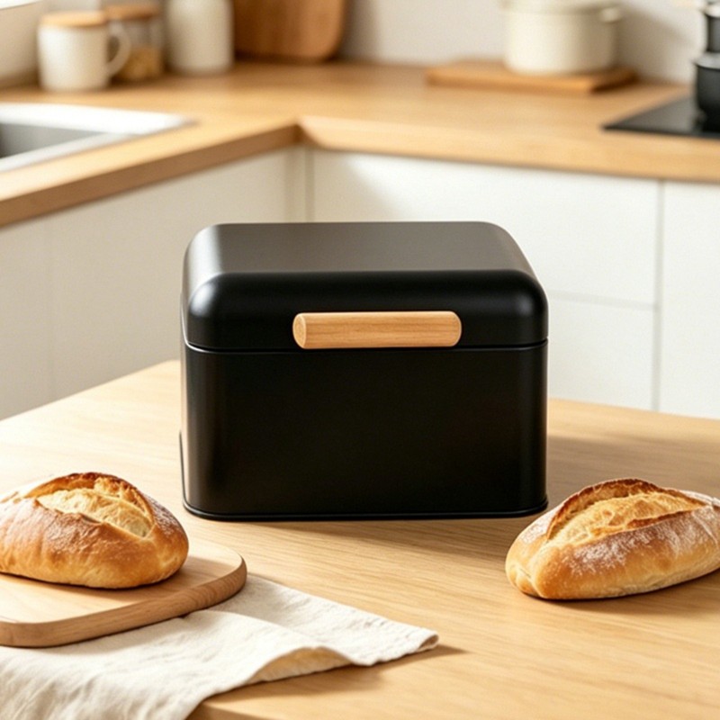 [B17B!】 Caja de almacenamiento - Bread Box Bamboo reseña y precio