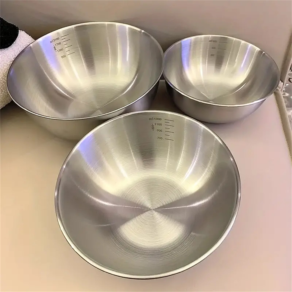 Juego de 3 Tazones de Acero In - Food Storage In Stainless Steel reseña y precio