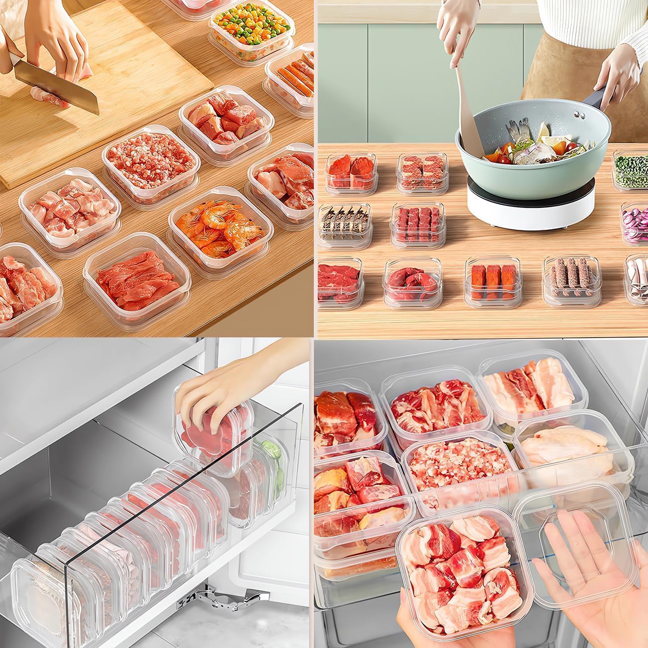 Contenedor de Alimentos de Plá - Food Storage With Dividers reseña y precio