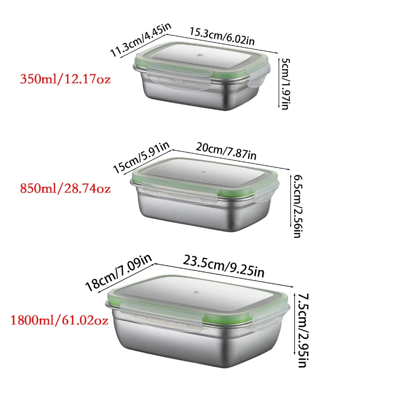 Fiambrera de acero inoxidable  - Food Storage In Stainless Steel reseña y precio