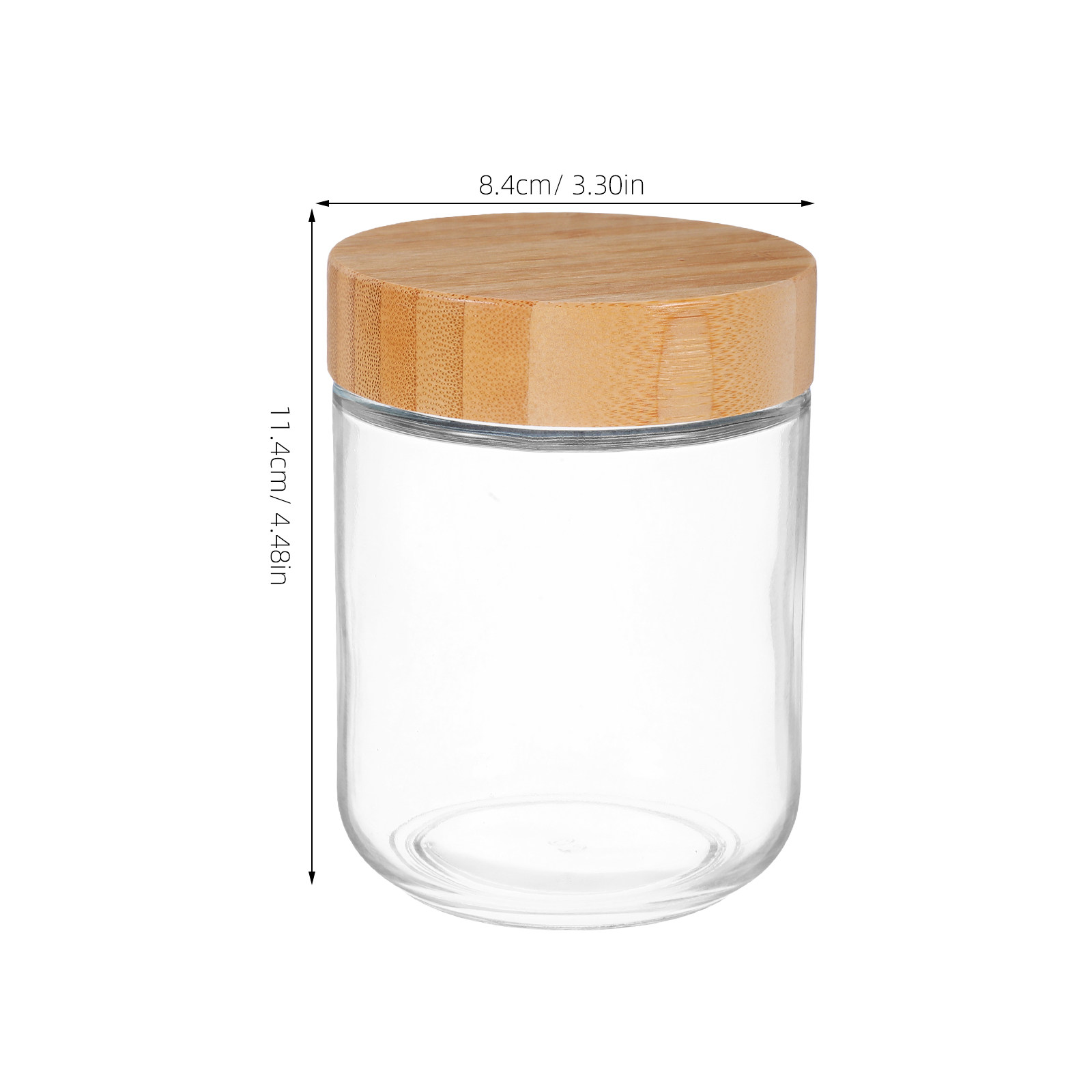Juego de 4 Frascos de Vidrio T - Food Storage Plastic Containers With Lids reseña y precio