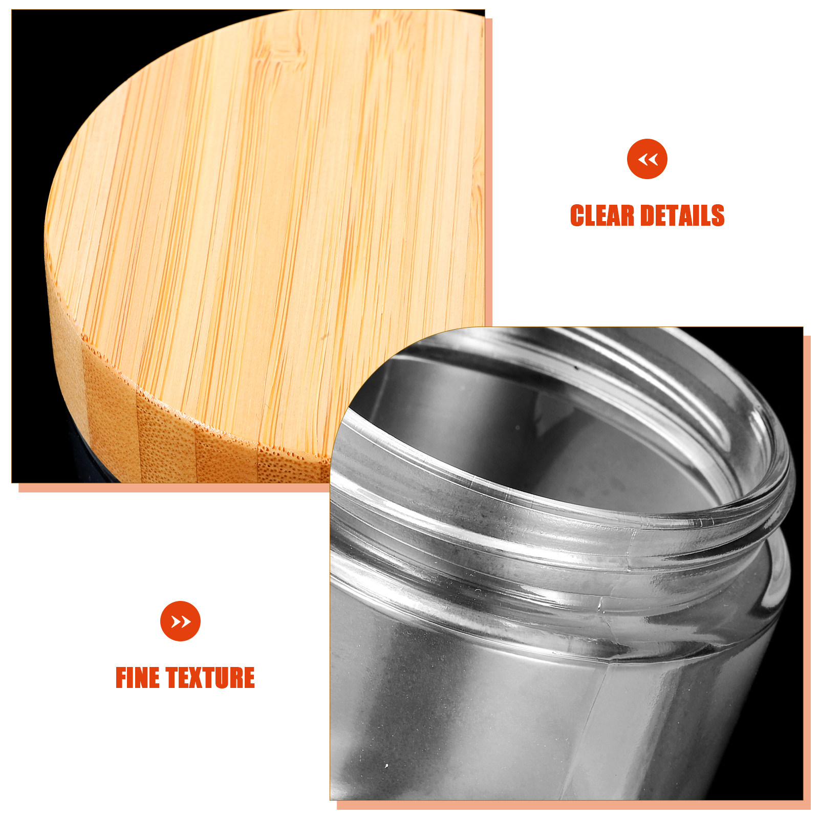 Juego de 4 Frascos de Vidrio T - Food Storage Plastic Containers With Lids reseña y precio