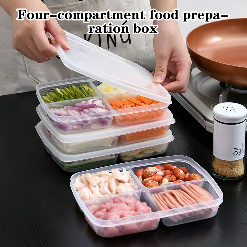 Nueva Caja Organizadora de Plá - Food Storage Plastic Containers With Lids reseña y precio