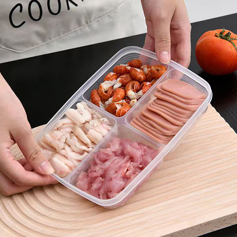 Nueva Caja Organizadora de Plá - Food Storage Plastic Containers With Lids reseña y precio