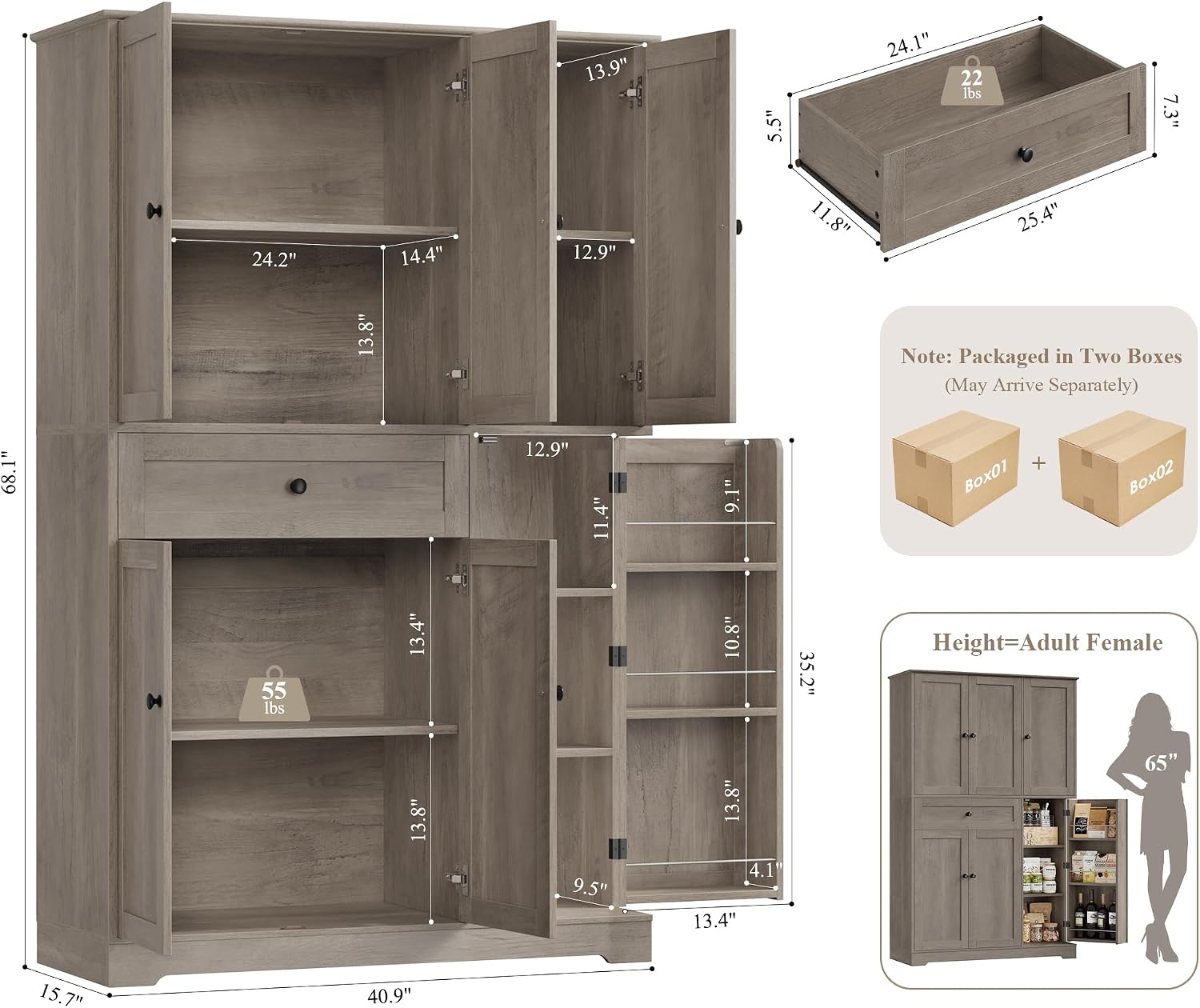 Mueble de Cocina para Despensa - Food Storage In Cabinets reseña y precio