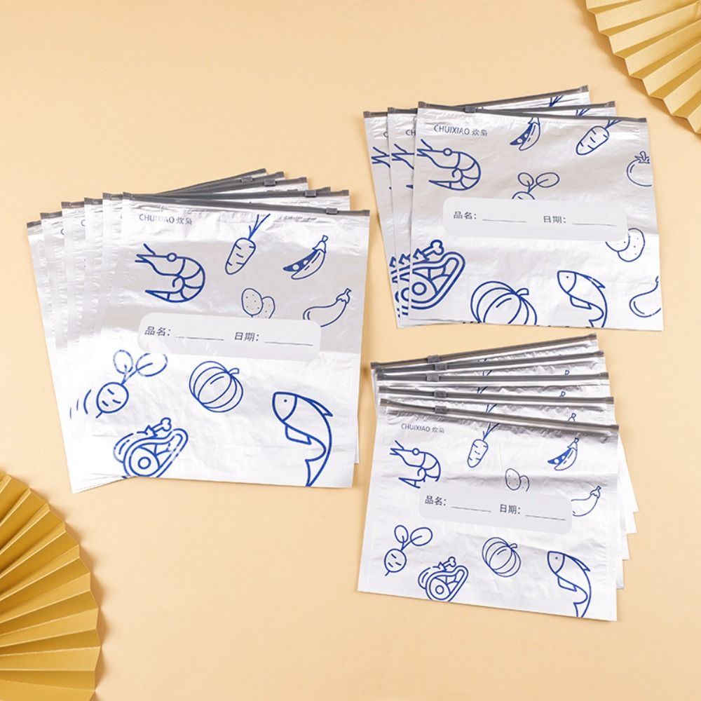 Paquete de 10 Bolsas de Alumin - Food Storage Zip Bags reseña y precio