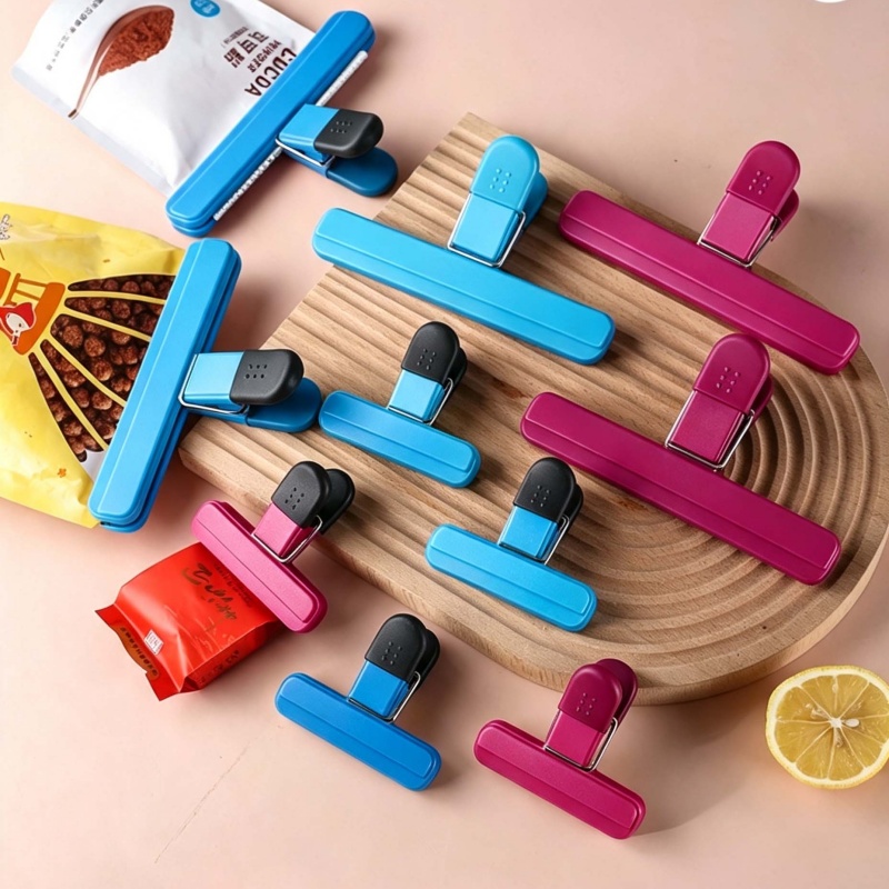 4 clips portátiles de plástico - Food Storage Zip Bags reseña y precio