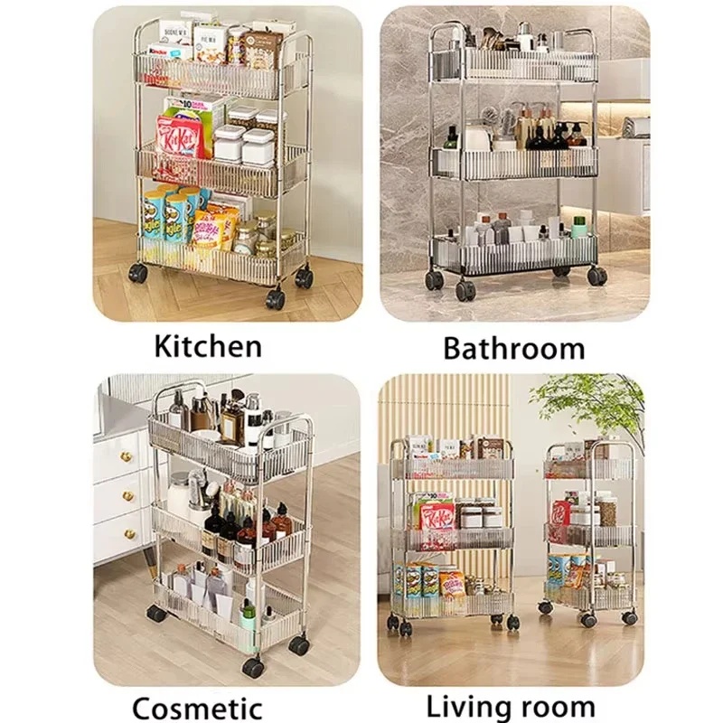 Carrito Rodante Multicapa con  - Food Storage With Wheels reseña y precio
