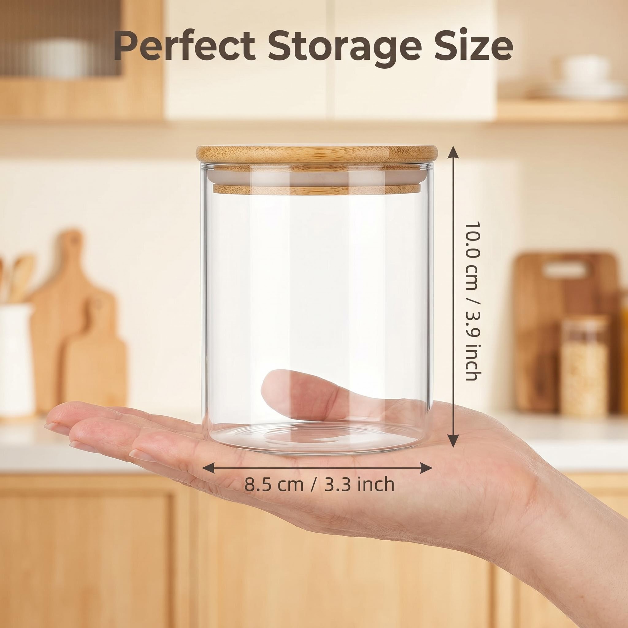 Juego de 9 Recipientes de Vidr - Food Storage Label reseña y precio