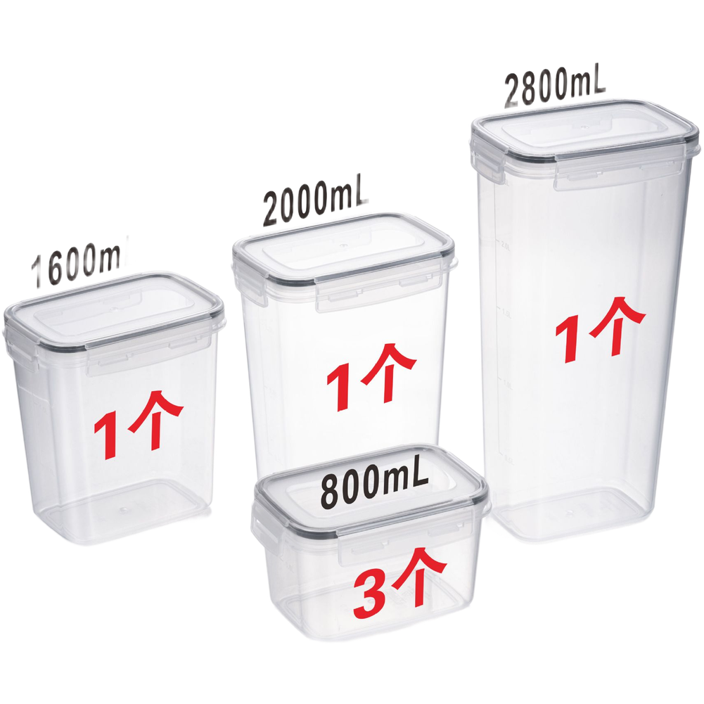 Juego de Recipientes Cuadrados - Food Storage Long Term reseña y precio
