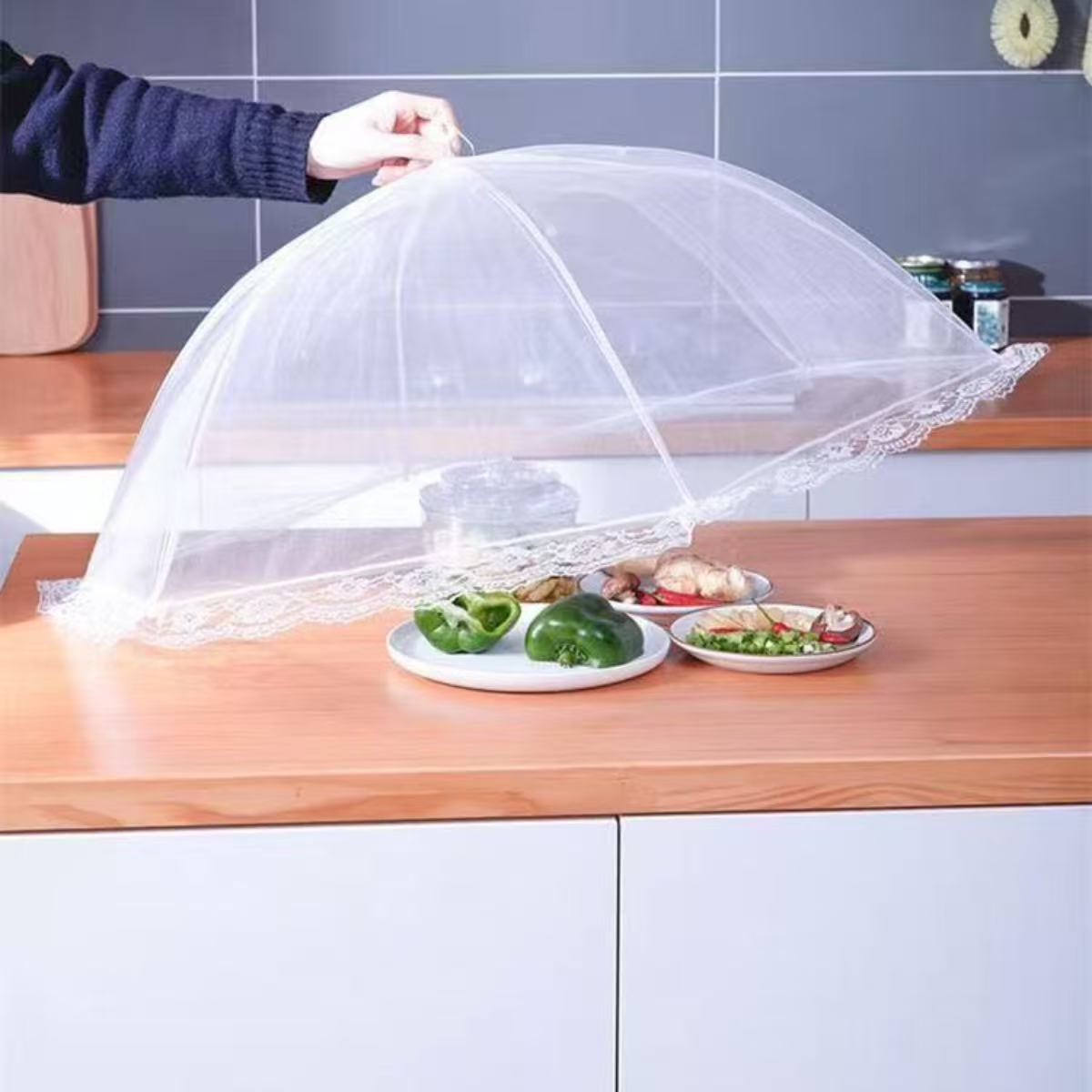 Cubierta de malla plegable lav - Food Storage Long Term reseña y precio