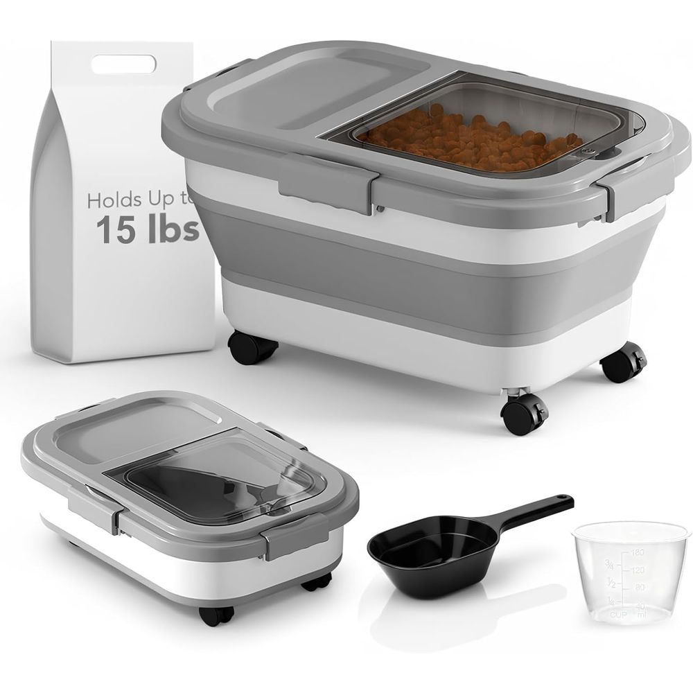 Contenedor de Almacenamiento d - Food Storage With Wheels reseña y precio