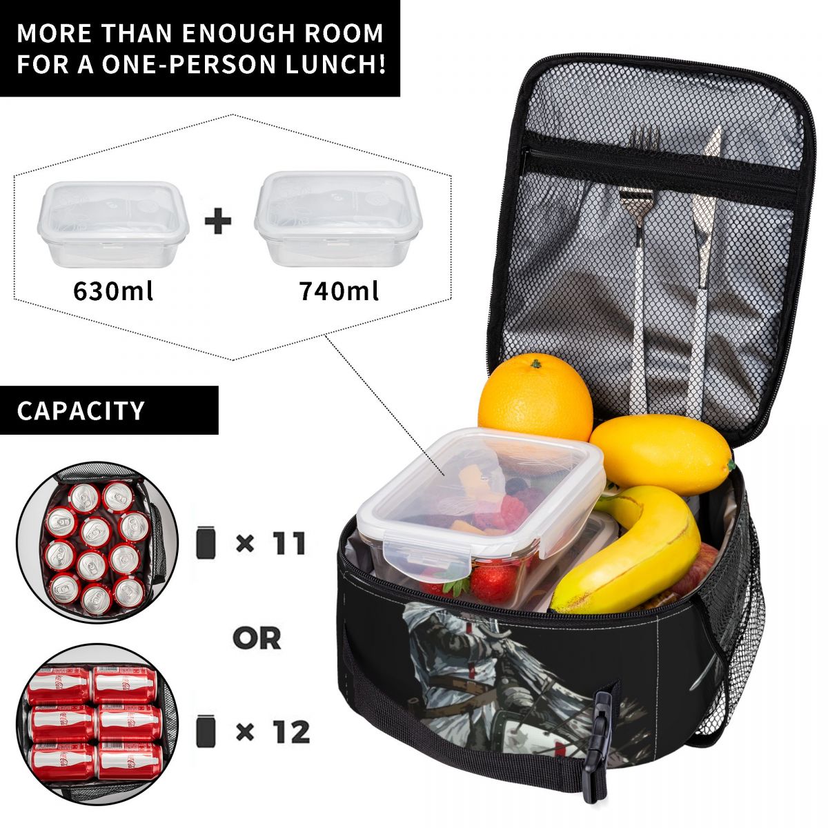 Bolsas de almuerzo aisladas de - Food Storage Medieval reseña y precio
