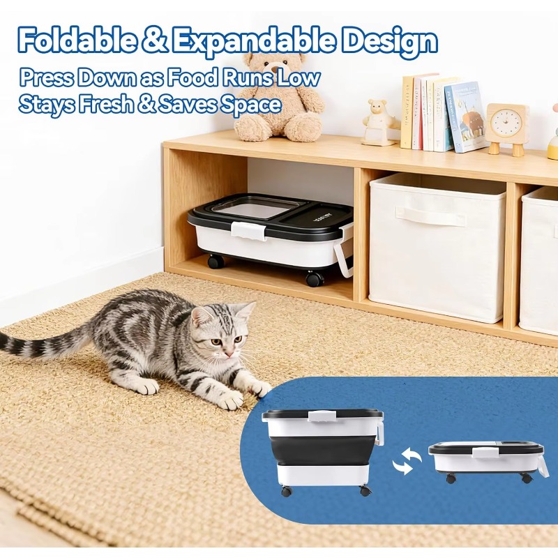 Contenedor de Almacenamiento d - Food Storage With Wheels reseña y precio