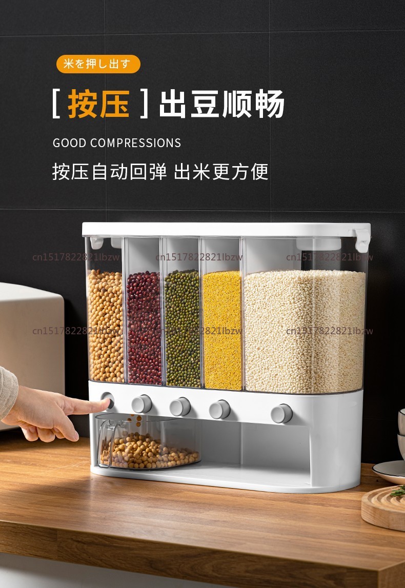 Recipiente para almacenar gran - Food Storage With Dividers reseña y precio