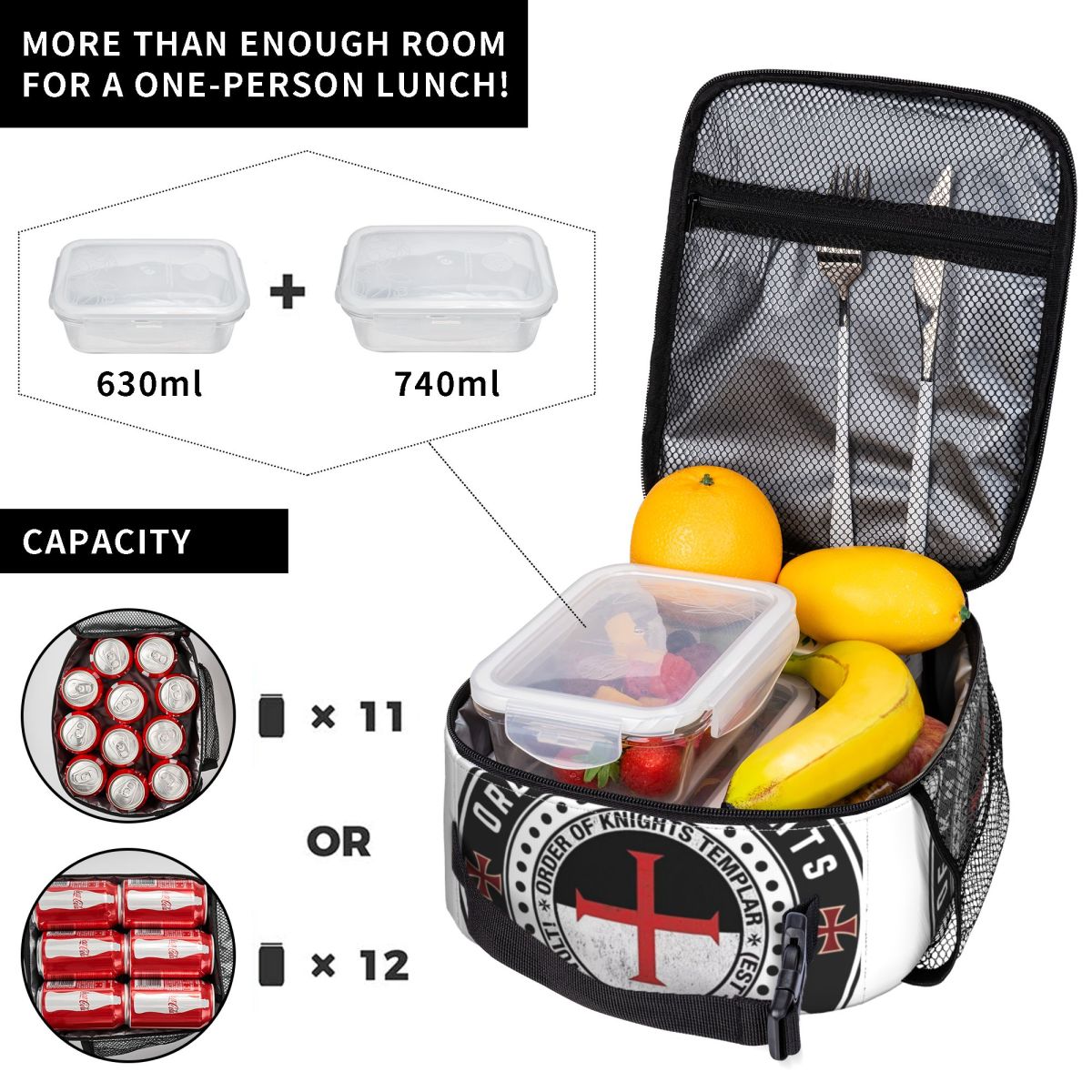 Bolsa de almuerzo con aislamie - Food Storage Medieval reseña y precio