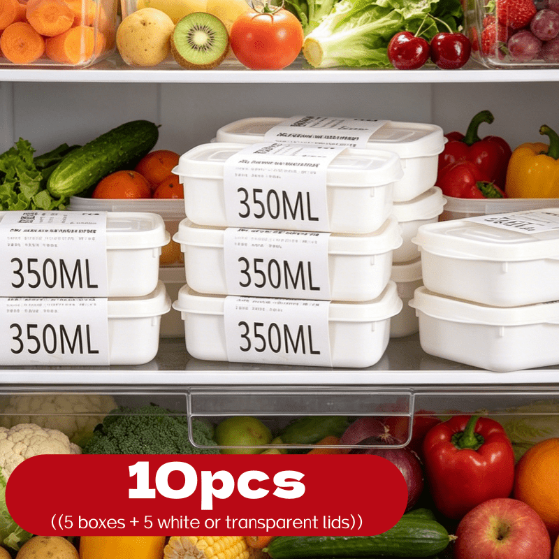 Juego de 10 Recipientes Apilab - Food Storage Plastic Containers With Lids reseña y precio