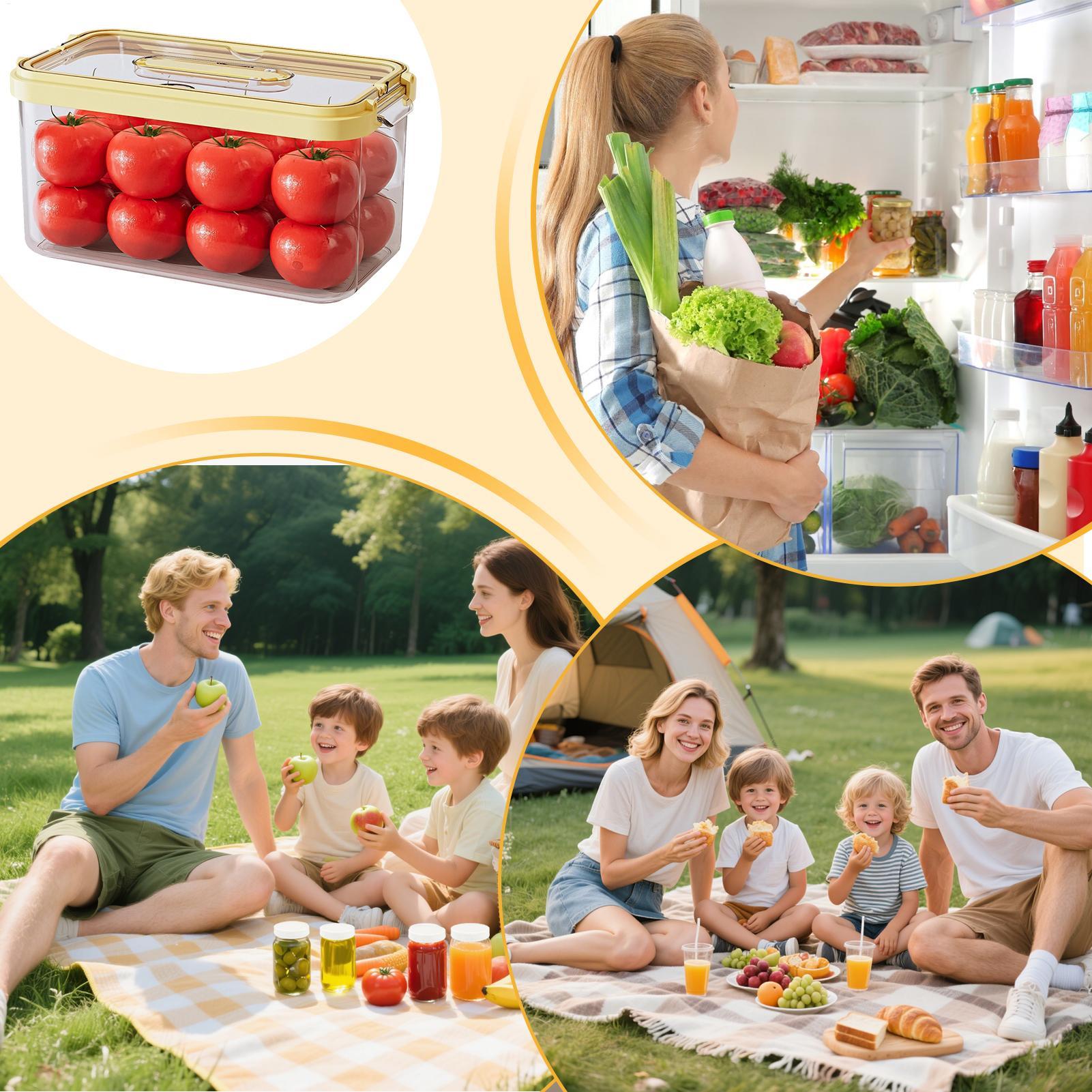 Contenedores de almacenamiento - Food Storage Plastic Containers With Lids reseña y precio