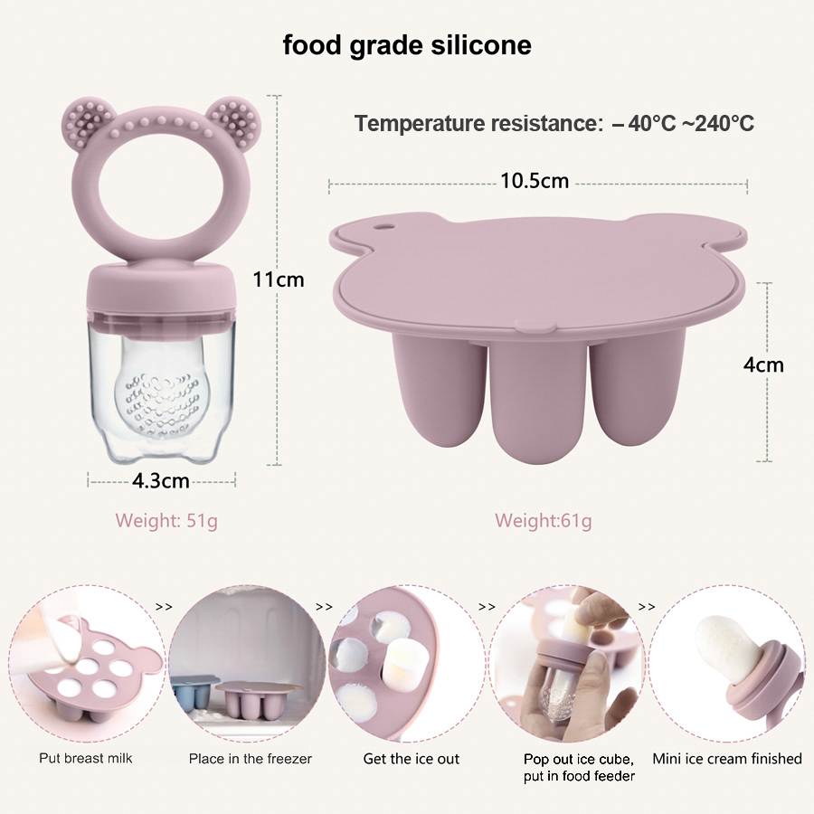 Molde de silicona para helados - Food Storage 1 Year reseña y precio
