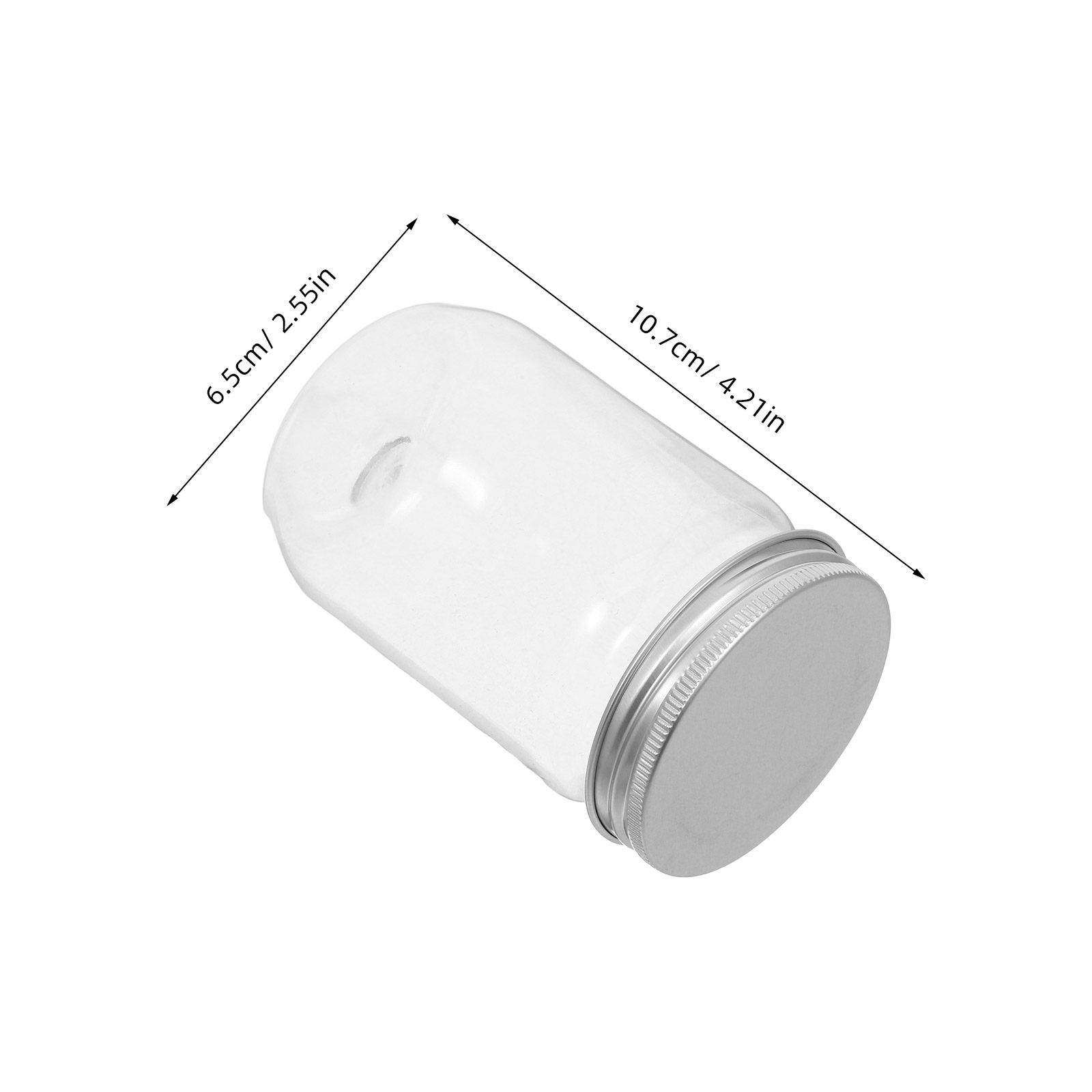 6 Frascos de Plástico Transpar - Food Storage Plastic Containers With Lids reseña y precio