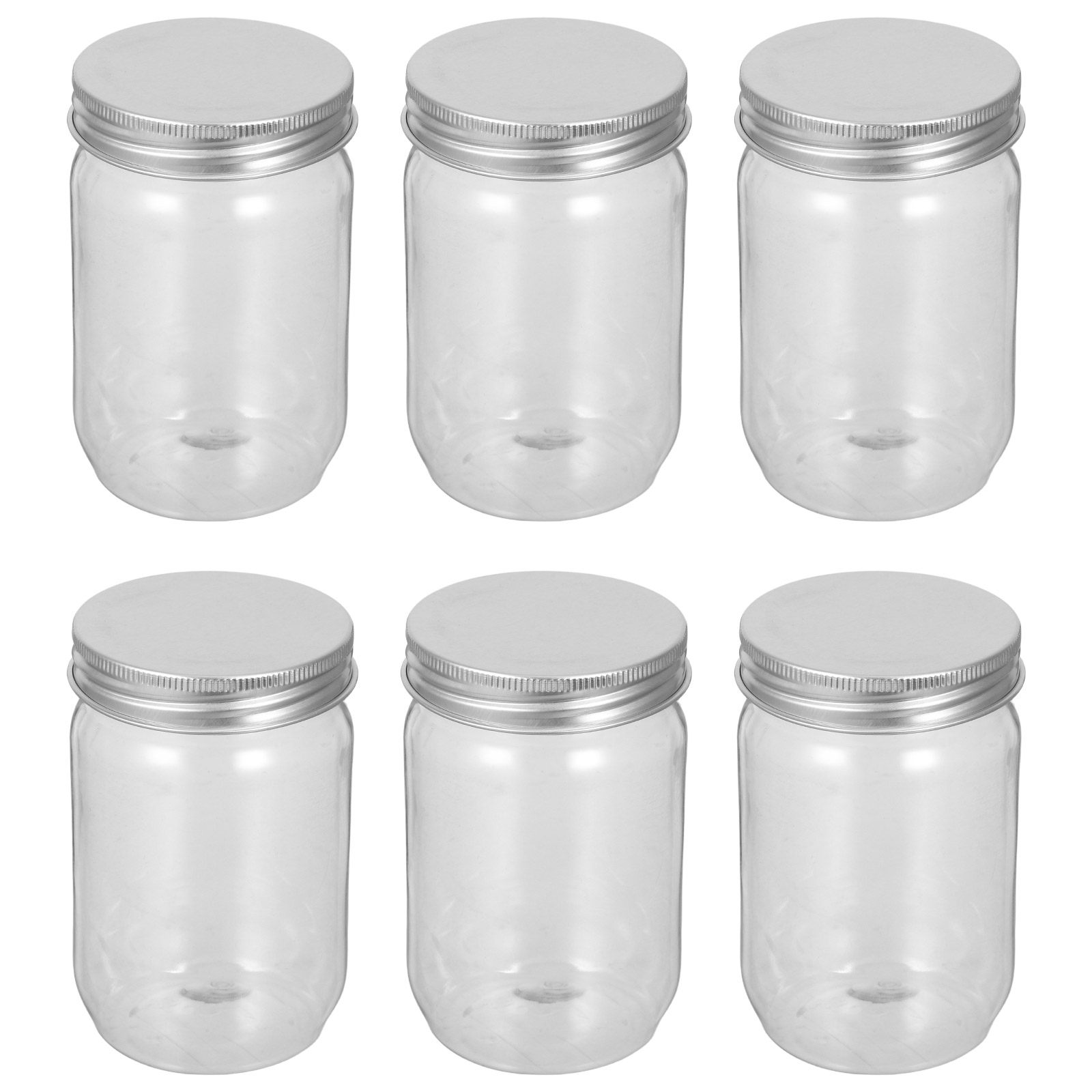 6 Frascos de Plástico Transpar - Food Storage Plastic Containers With Lids reseña y precio