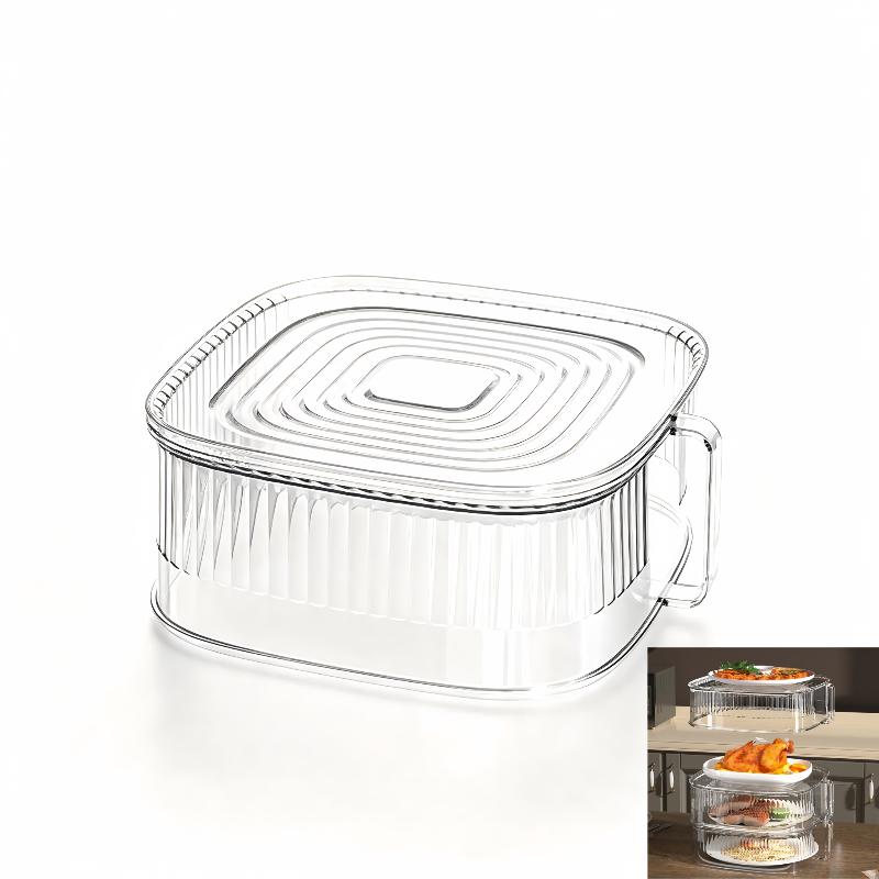 Cubierta transparente apilable - Food Storage Non Toxic reseña y precio