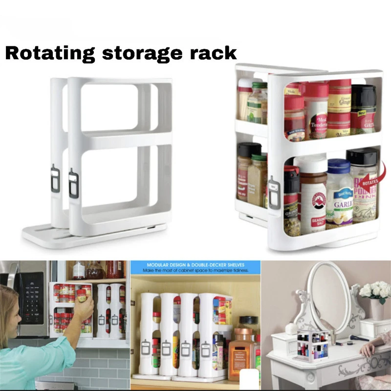 Estante giratorio de almacenam - Food Storage In Cabinets reseña y precio