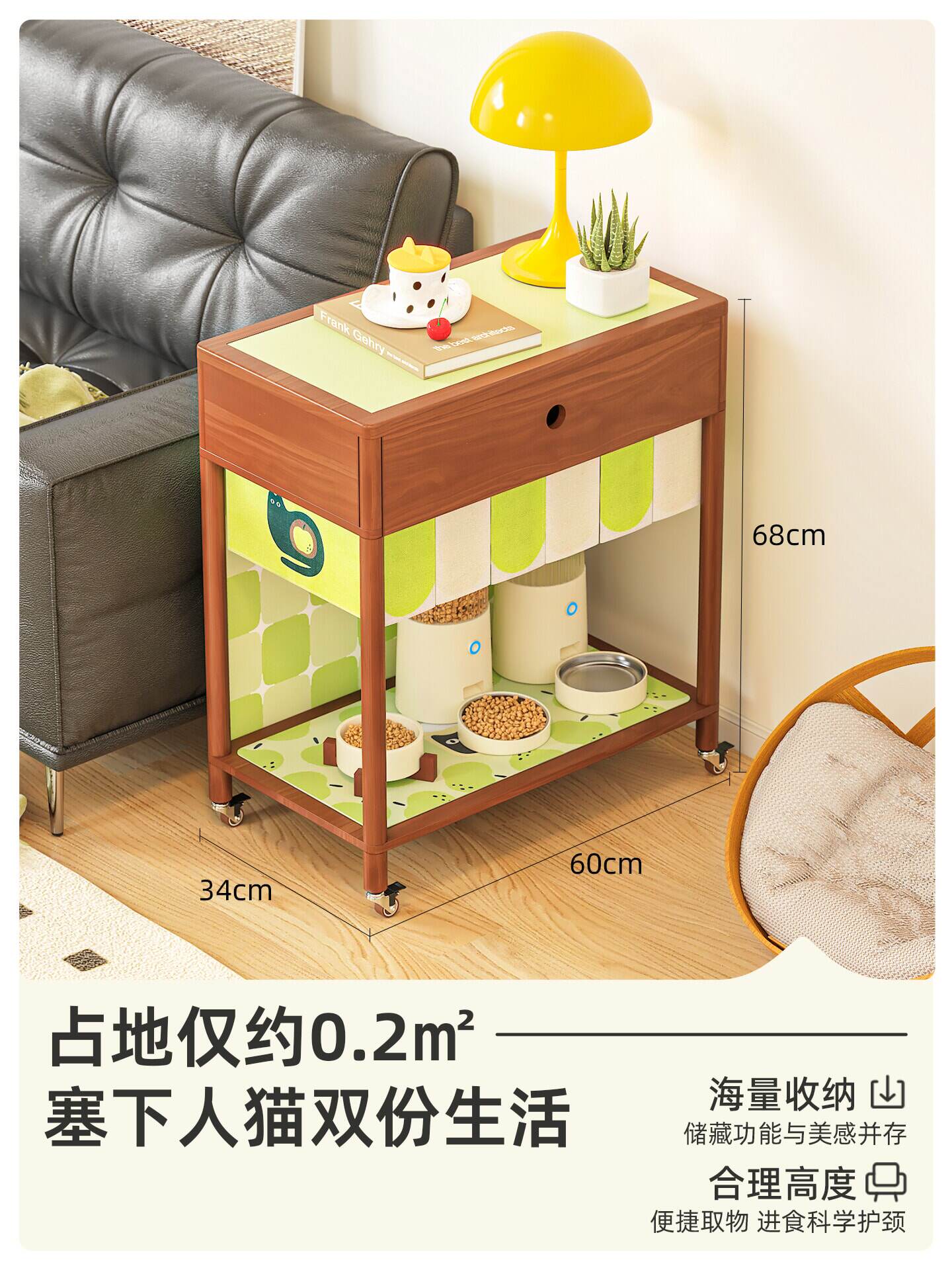 Mueble para mascotas de diseño - Food Storage Medieval reseña y precio