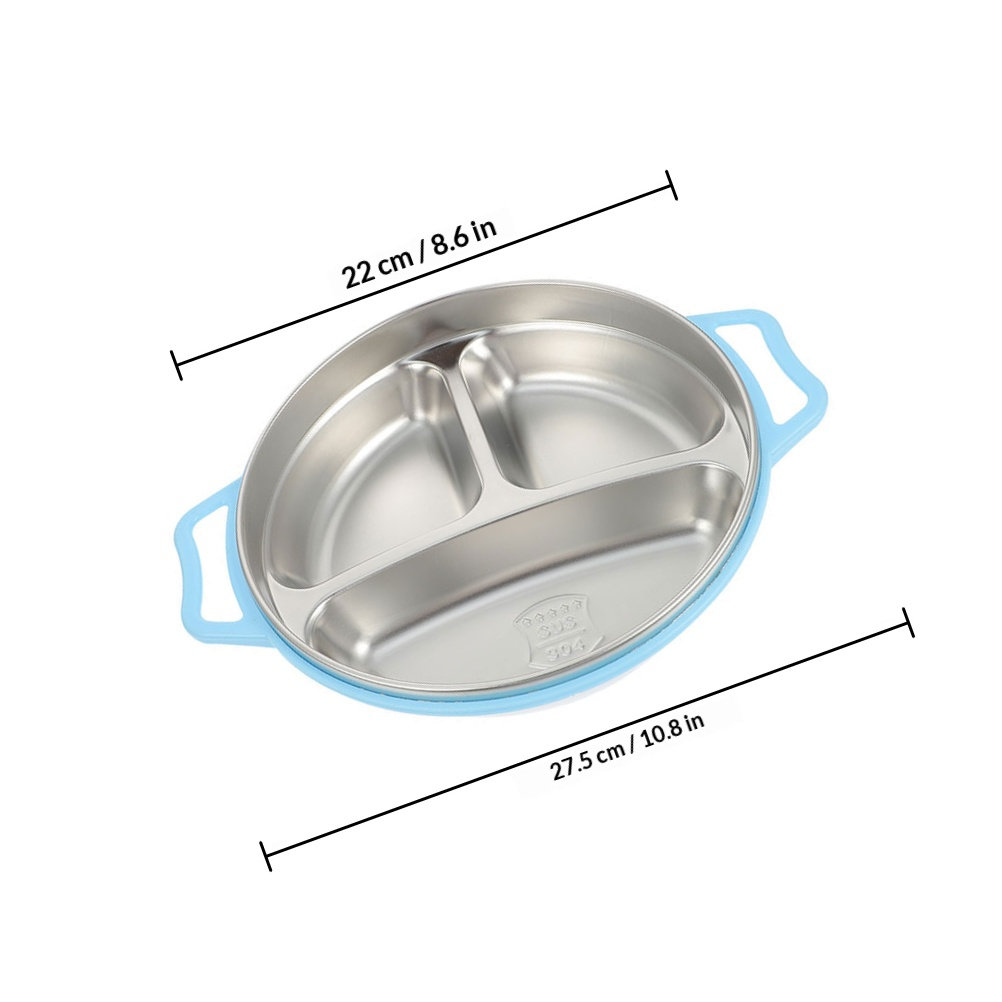 Plato de Comida Dividido de Ac - Food Storage In Stainless Steel reseña y precio