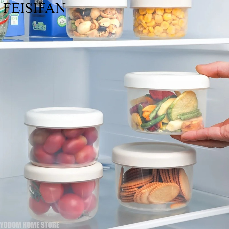 Contenedor Redondo Portátil de - Food Storage Plastic Containers With Lids reseña y precio