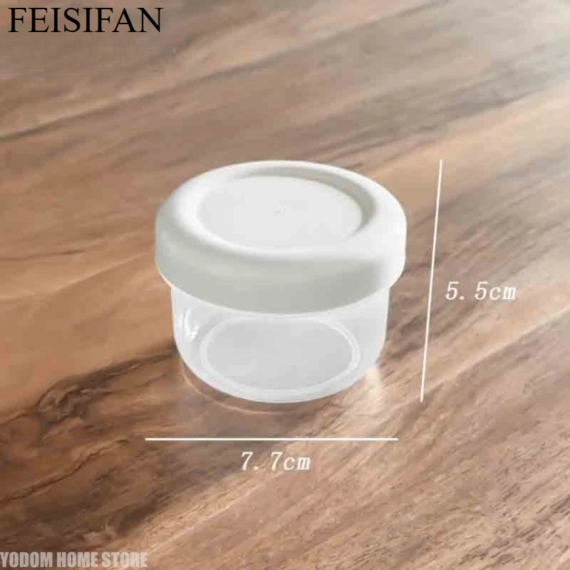 Contenedor Redondo Portátil de - Food Storage Plastic Containers With Lids reseña y precio