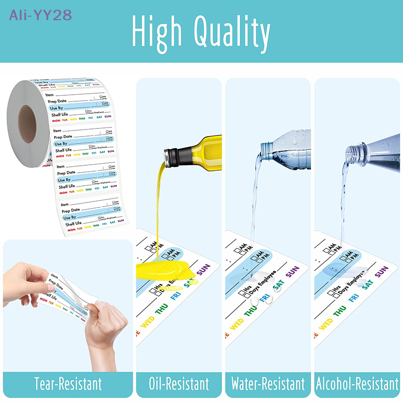 【YY28】300 Uds./Rollo de Etique - Food Storage Label reseña y precio
